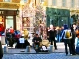 банкоматы в Праге - зимняя сказка Чехия